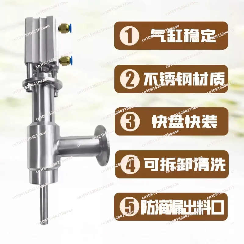 

Suitable for straight head filling headAnti-drip filling head, pneumatic filling valve 64 chuck,