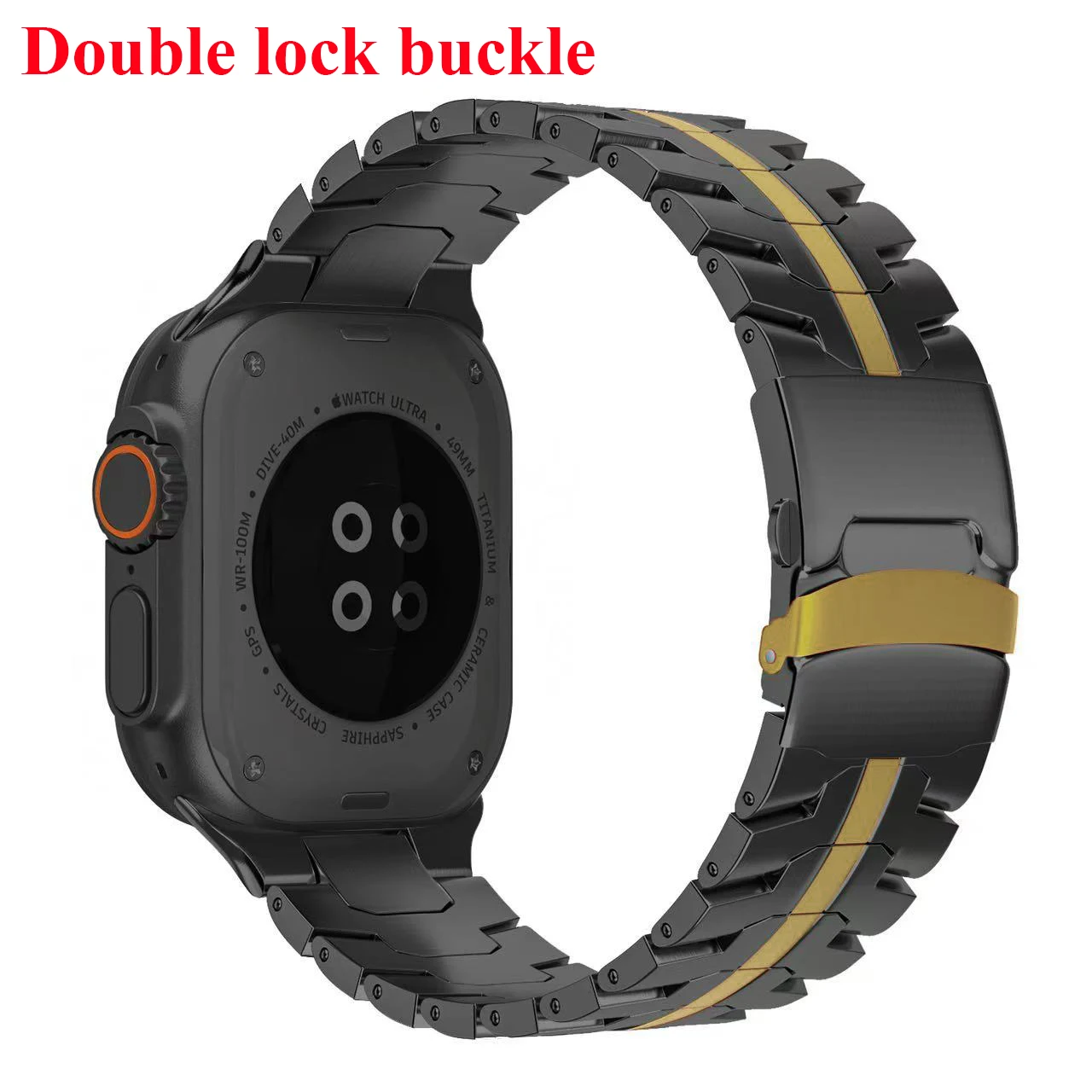 Edelstahlarmband für Apple Watch Series 12 11 10 9 8 SE 3 46mm 45mm 42mm 44mm Metallarmband iWatch Ultra 4/3/2/1 49mm