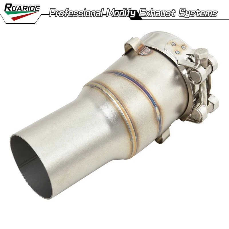 

Slip On For KOVE 800X Pro Rally Adventure 2023 2024 Middle Tube Link Pipe Motorcycle Exhaust Connect Muffler Silencers Baffles