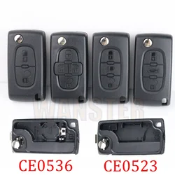 2 3 4 Bottons Car Key Fob Case Shell Housing for Peugeot 206 408 306 407 807 for Citroen C2 C4 C5 C6 C8 Berlingo Xsara Picasso
