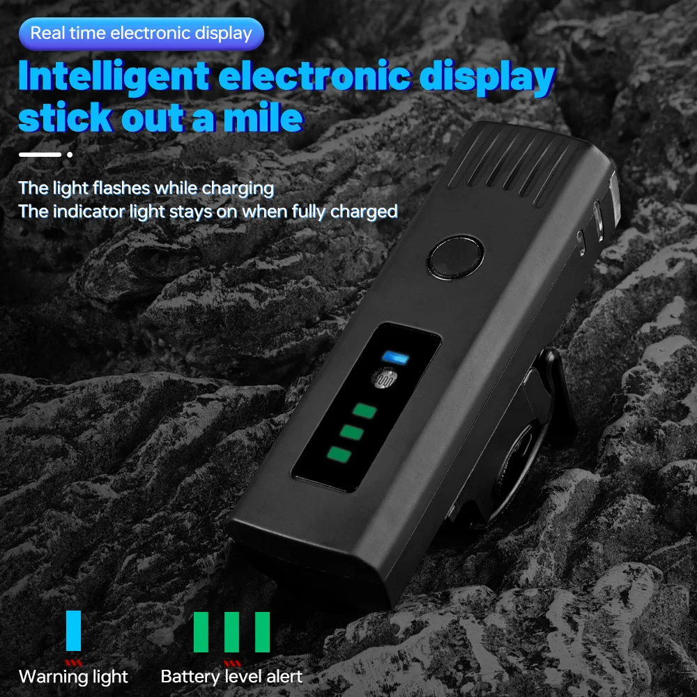 

X-Tiger 400 Lumen Front Light Bicycle TYPE-C Rechargeable Mountain Bike Headlight High Brightness Smart Bicycle lamp