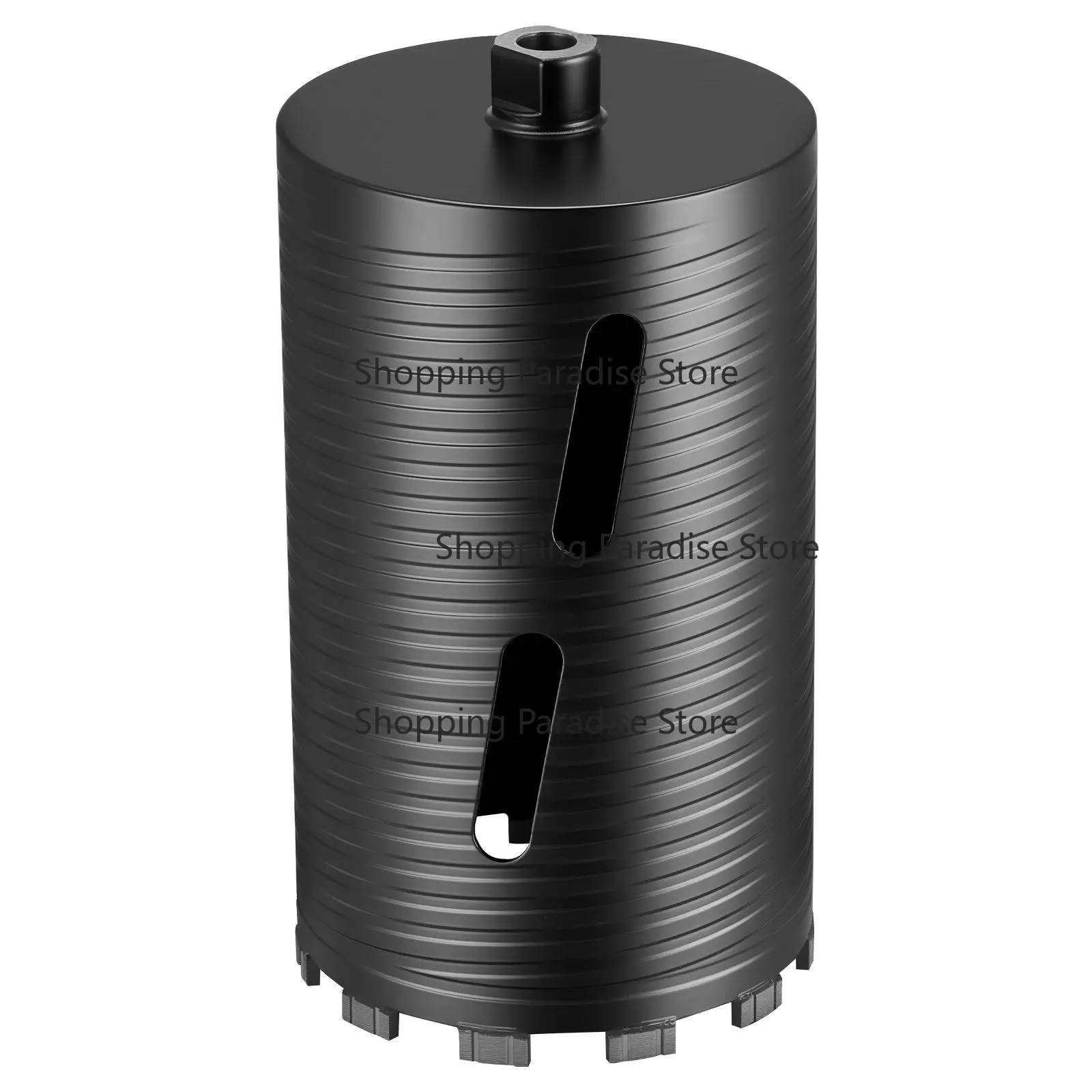 6-Inch Diameter Dry Coring Dia-mond Drill Bit 9-1/2 Inch Drilling Depth 5/8-11 Internal Thread 3 Drill for Masonry Concrete
