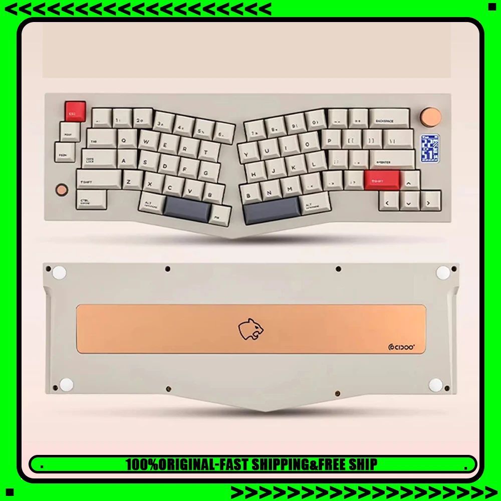 

CIDOO V68 Mechanical Keyboard Kit Small Color Screen Three Mod Low Delay Mechanical Keyboard Gasket Hot Swap Pc Accessories Gift