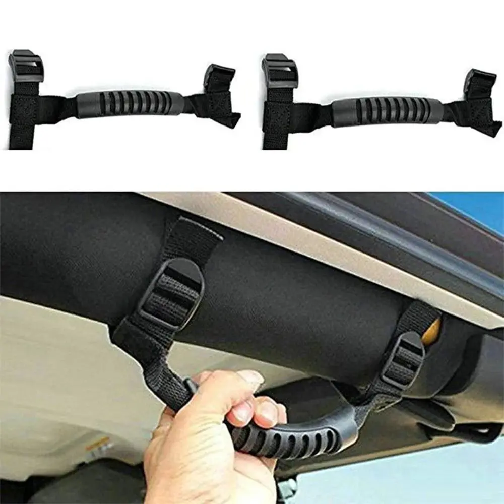 New Heavy Duty Car Grab Handle Non-slip Auto Interior Safety Handrail Interior Grab Handles for Jeep Wrangler YJ /TJ /JK