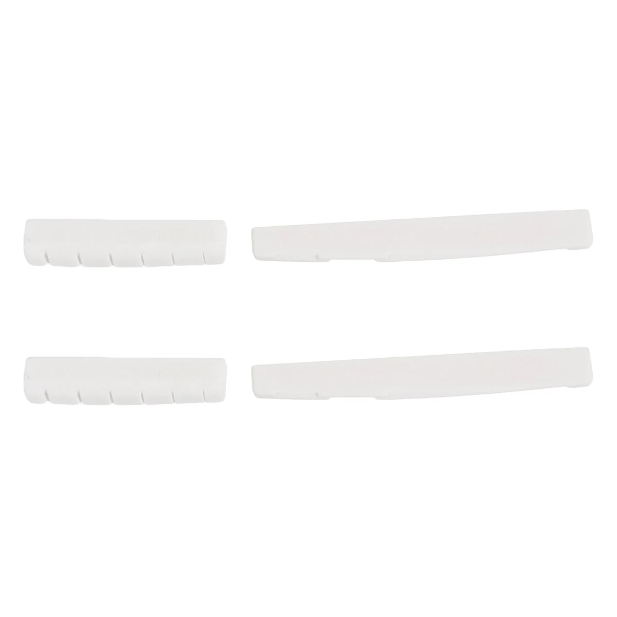 

2 Sets Beef Bone Guitar Nuts Durable Replacement Acoustic Saddle Bridge Universal Fit Long Lasting Easy Install