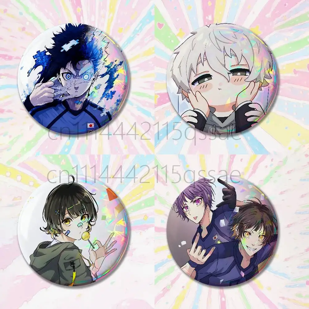 Cute S-Seishiro Nagi Pin Button Custom Anime Role Old-school Brooch Cartoon Collar Badge Jewelry Gift Fans