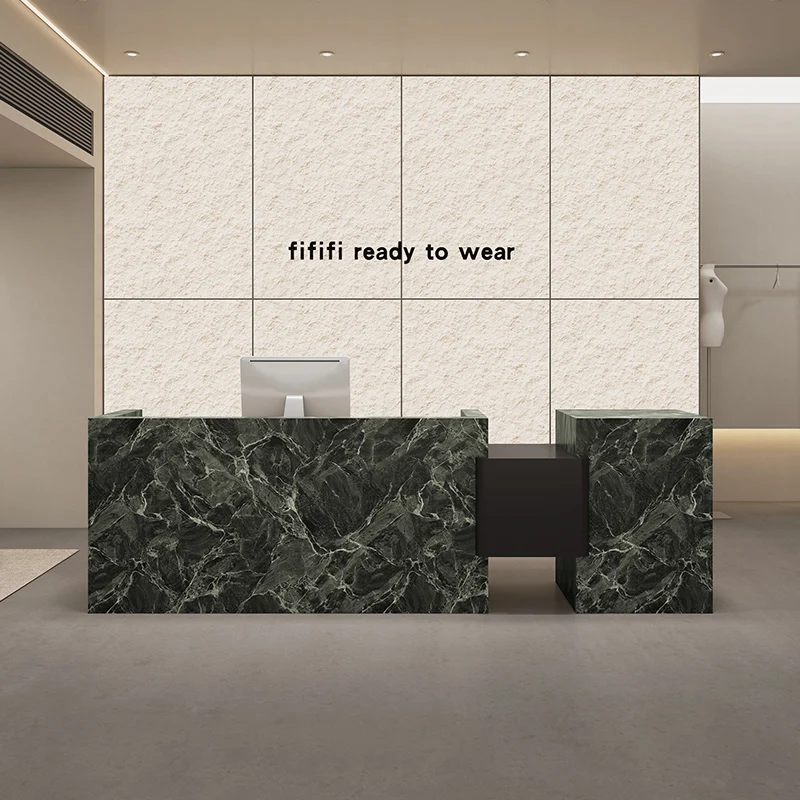 تخزين عميق مكتب الاستقبال مكتب الاستقبال أدراج صالون تجميل مكاتب الاستقبال الأعمال الحديثة أثاث الاستقبال Mostrador #6