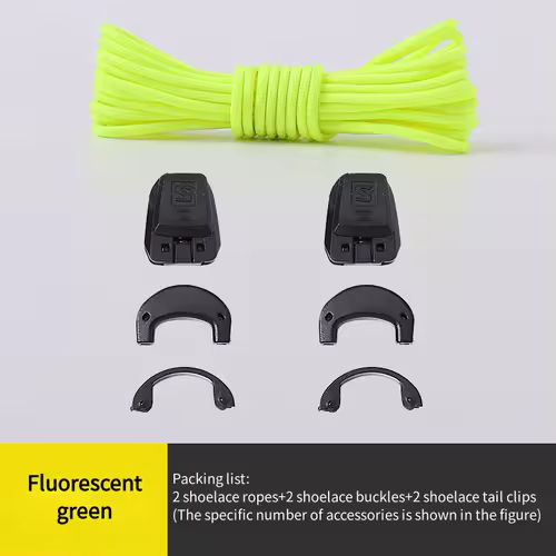Quicklace Kit / Footwear Lace Replacement Accessory / No tie Shoelaces Round Tennis Shoe laces Quality Running Sneaker Shoelaces - Image 18