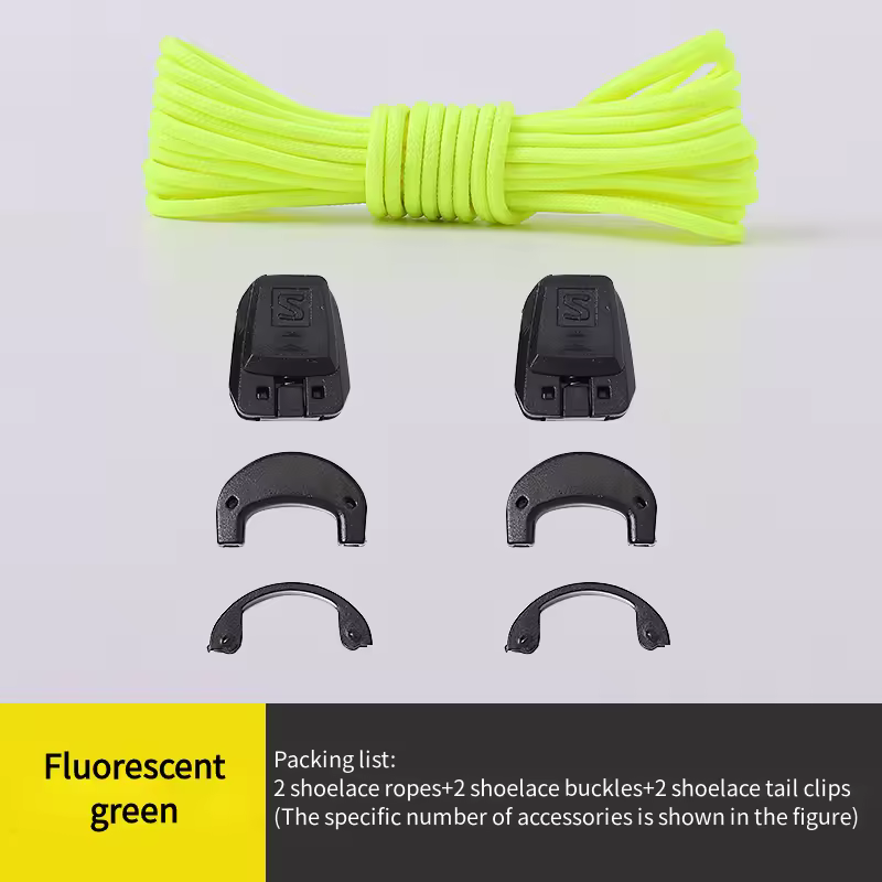 Quicklace Kit / Footwear Lace Replacement Accessory / No tie Shoelaces Round Tennis Shoe laces Quality Running Sneaker Shoelaces - Image 18