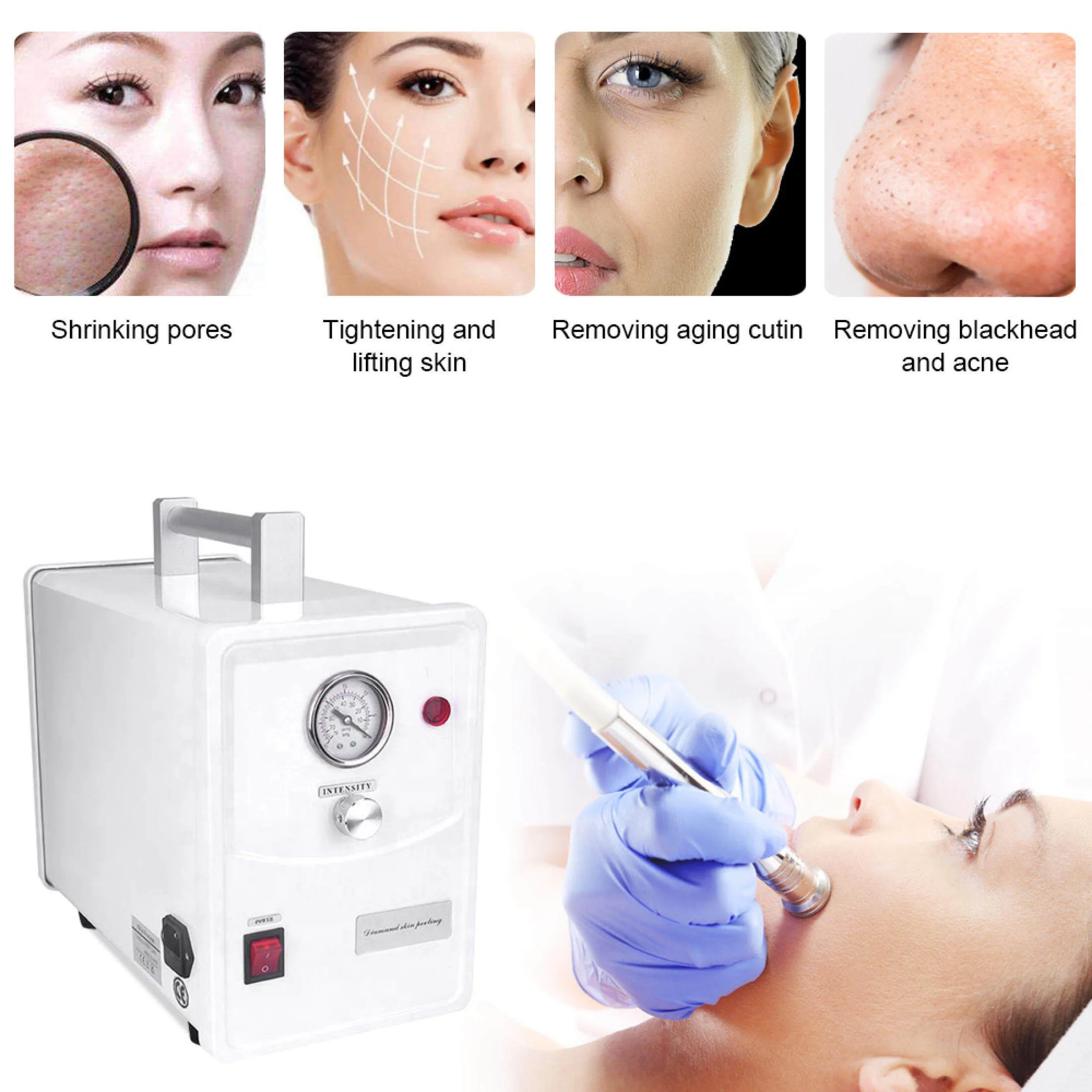 Appareil de microdermabrasion - Diamond Microdermabrasion Machine 3 In 1 avis et prix