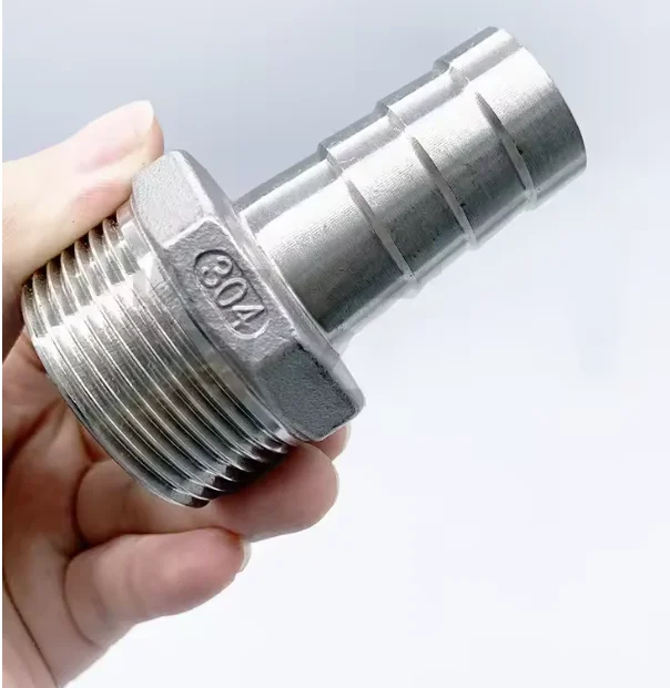 Joint de conversion rapide d'arbalde à filetage externe de pagode d'acier inoxydable 304 DN6 DN8 DN10 Joint de barbecue de pagode, pagode, barbe