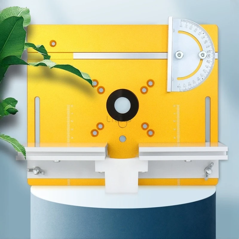 

Столярный станок для резьбы, откидная доска, аксессуары для торцовочных станков из алюминиевого сплава, электрический фрезерный стол по дереву, инструмент с фиксированным положением