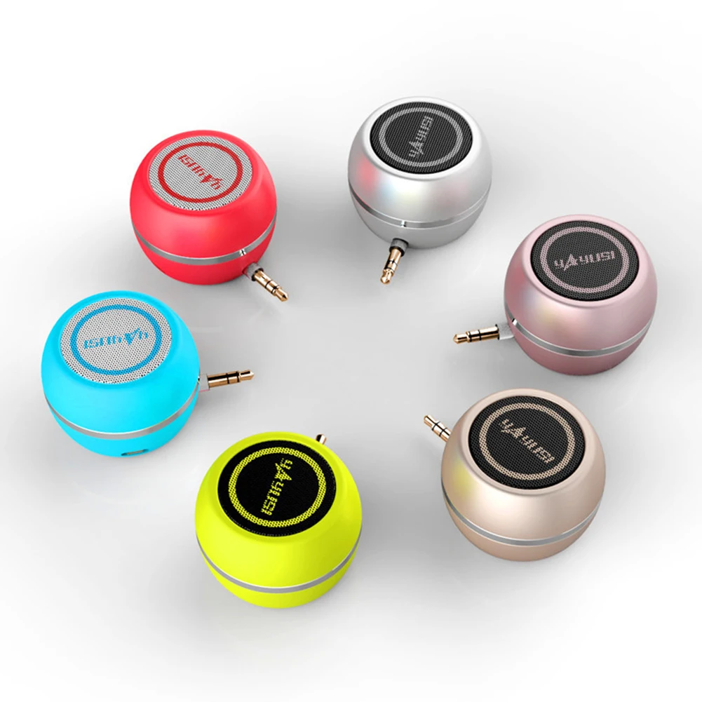 

50Hz-18kHz Mini Portable Speaker 3.5mm AUX Jack Stereo Music Audio Player Sound Box for Phone Notebook Laptop Tablet