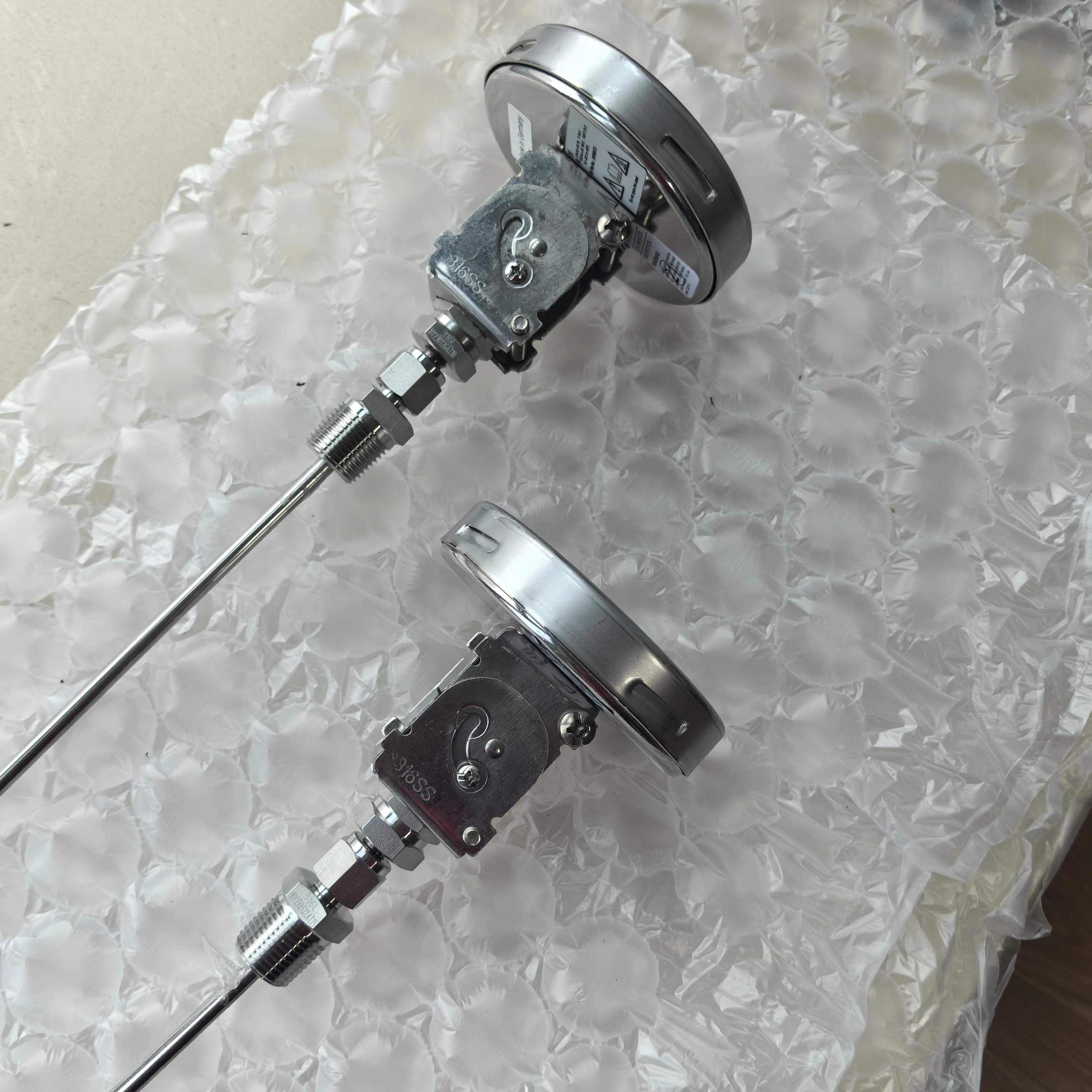 مقياس حرارة صناعي من سلسلة ثنائية المعدن عالي الجودة لمستشعر درجة حرارة Aschroft لزيت المحولات WIKA