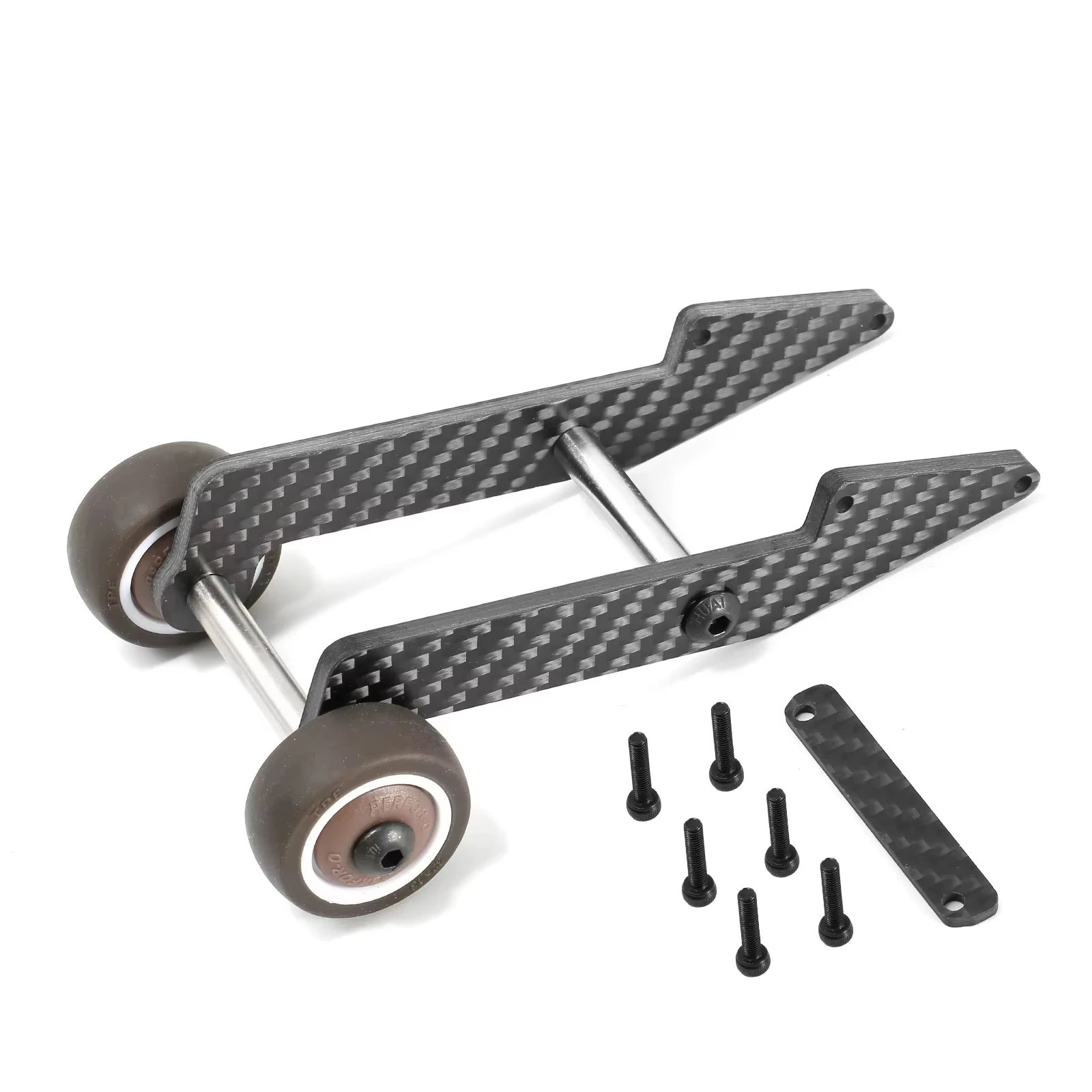 1Set Carbon Fiber Wheelie Bar for ARRMA 1/10 Quake Gorgon RC Car Lightweight Rear Anti-roll Bracket Upgrade OP Accessories