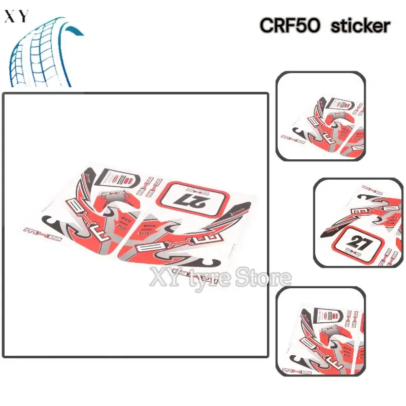GRAPHICS & BACKGROUND DECAL Sticker Kits for CRF50 Lifan SSR110 Apollo Kymco TaoTaoDB17 50cc 110cc 125cc Pit Dirt Bike