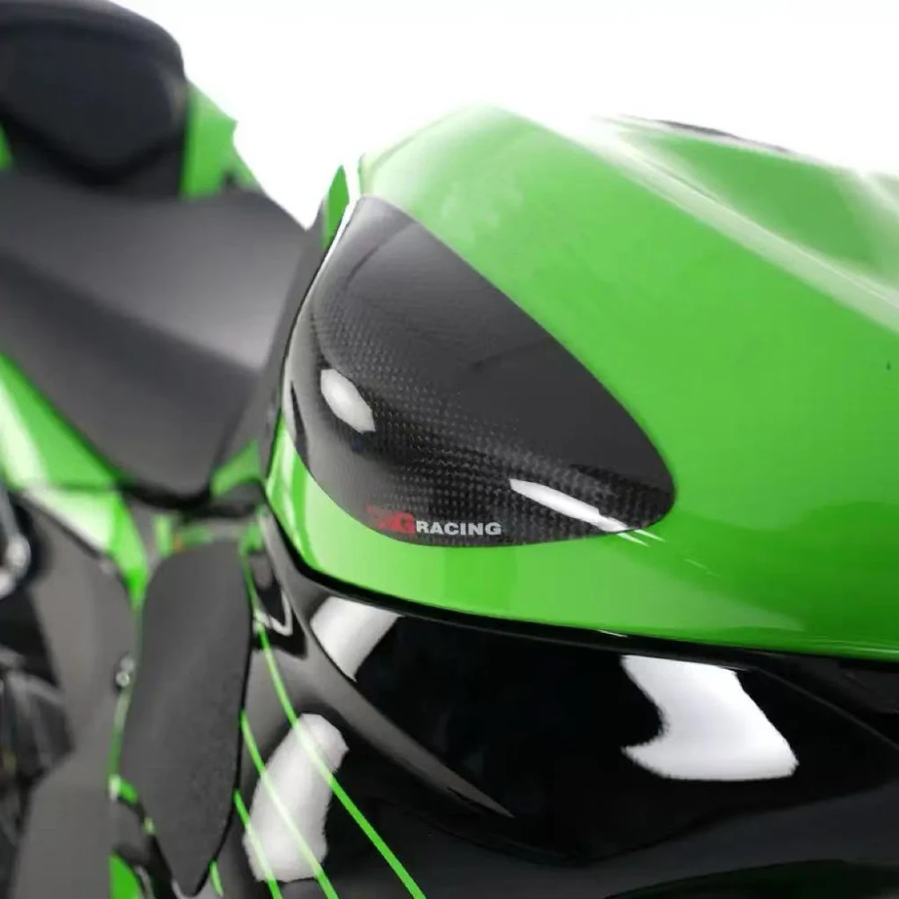 ZX6R Motorcycle Carbon Fiber Fuel Tank Guard Housing Decorative Slider For Kawasaki ZX-6R 2009-2024 and ZX-10R 2008-2010