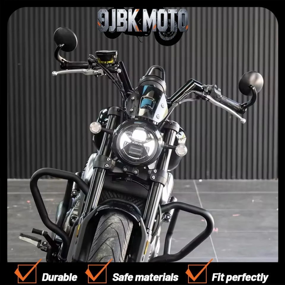 

Motorcycle 22mm thick handle Hanger handlebar compatible For KOVE 625V Lancer Increase the height of modified handle V Shape