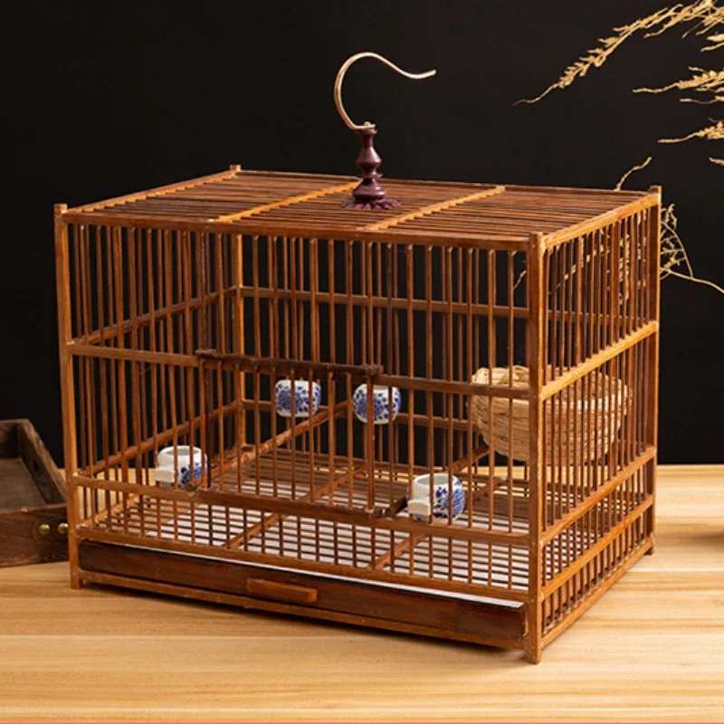 Cute Budgie Hamster Bird Cages Parrot Decoration Outdoor Backpack Bird Cages Products Gabbia Pappagallo Bird Supplies RR50BN