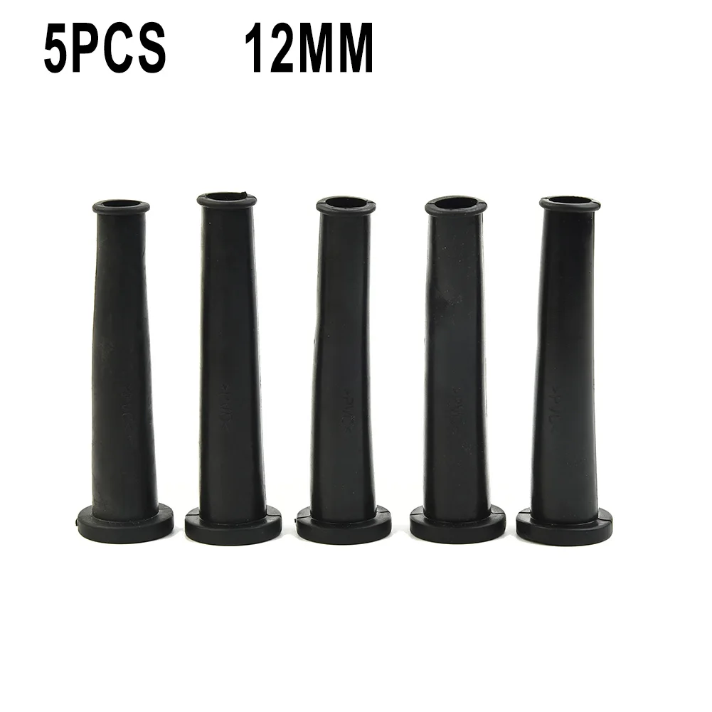 5Pcs 10/12mm Rubber Wire Protector Cable Sleeve Boots Cover For Angle Grinder Wire Connect Protection Electric Drills Cable