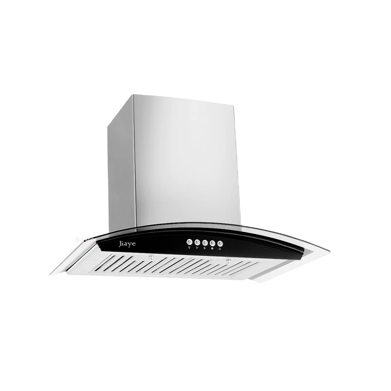 Vented Stainless Steel Smart Range Hoods with English Interface for Household Kitchen Chimney Wall-mounted Design