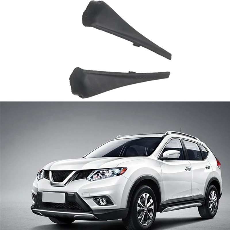 40X Front Windshield Wiper Arm Cowl Side Trim Cover Water Deflector Plate For Nissan X-Trail Xtrail T32 Rogue 2014-2020