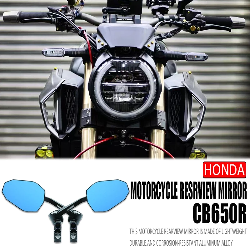 CB650R Motorcycle Rearview Mirror for Honda CB650R CB650F High Definition Mirror CB1000R CNC Aluminum Adjustable Rearview Mirror