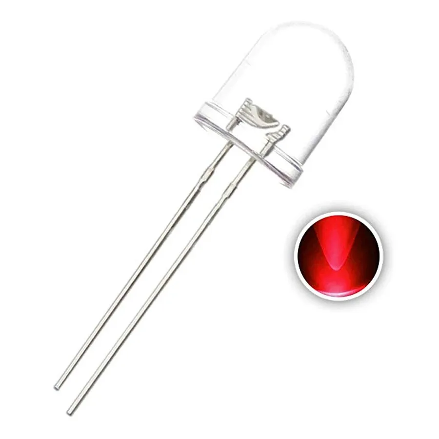 500pcs 10mm Led Diodes Clear Round Colorful Emitting Diode Light LED Lamp 5mm  Beads  Led 5v