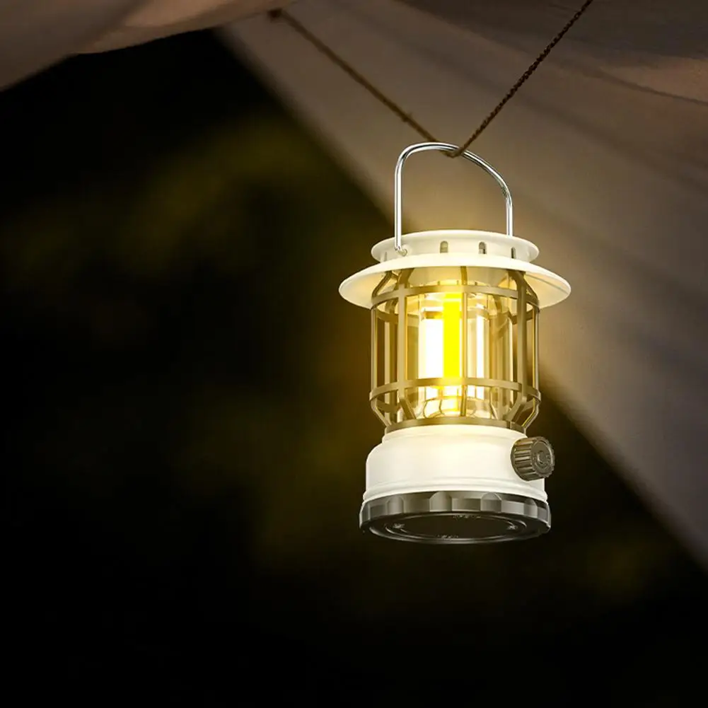 

Светодиодный фонарь для кемпинга, уличный водонепроницаемый светильник в ретро-стиле, перезаряжаемая солнечная лампа, USB-лампа с регулируемой яркостью S3p5