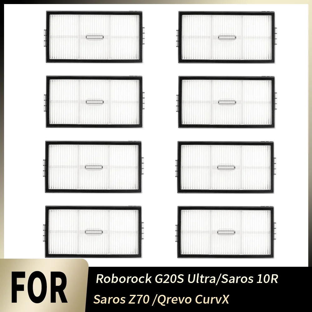Für Roborock G20S Ultra Saros 10R Saros Z70 Qrevo CurvX HEPA-Filter Waschbare Staubsaugerfilter Roboter-Staubsauger Zubehör
