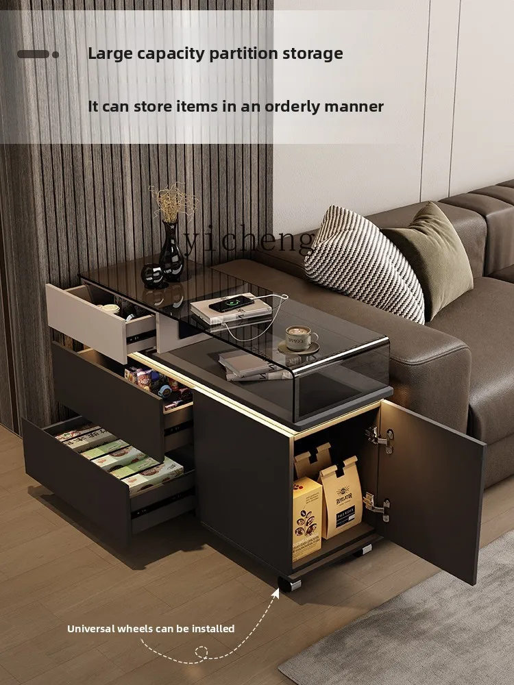 XL 1 يمكن للخزانة الجانبية بجوار الأريكة الإبداعية XL أن تحريك طاولة القهوة الصغيرة وغرفة المعيشة وطاولة الزاوية المنزلية. #4