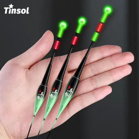 TINSOL 2026 New LED Electronic Fishing Floats For Night Luminous Gravity Sensor Nano Color Change Bobbers Buoys 1.2g-3g Floatage