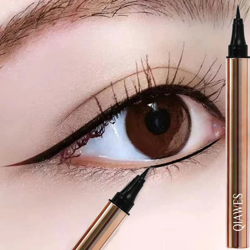 1PC Eyeliner Liquid Pen Waterproof Long Lasting Quick Drying Smooth Makeup Beauty Matte Black Eyeliner Stamp Eye Pencil Cosmetic