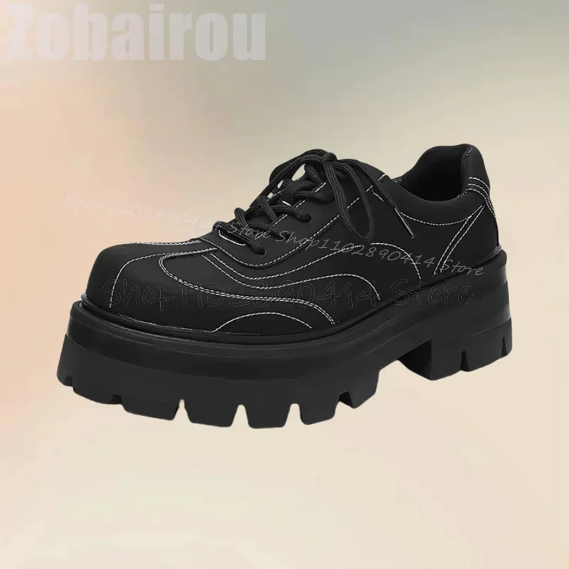 

White Sewing Design Black Round Toe High Top Loafers Fashion Cross Tied Men Shoes Luxury Handmade Party Banquet Men Casual Shoes