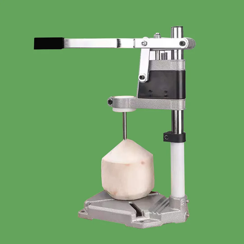 High Efficiency Commercial Mini Hand Press Coconut Hole Opener Extractor/green Coconut Lever Manual Hole Punch Machine