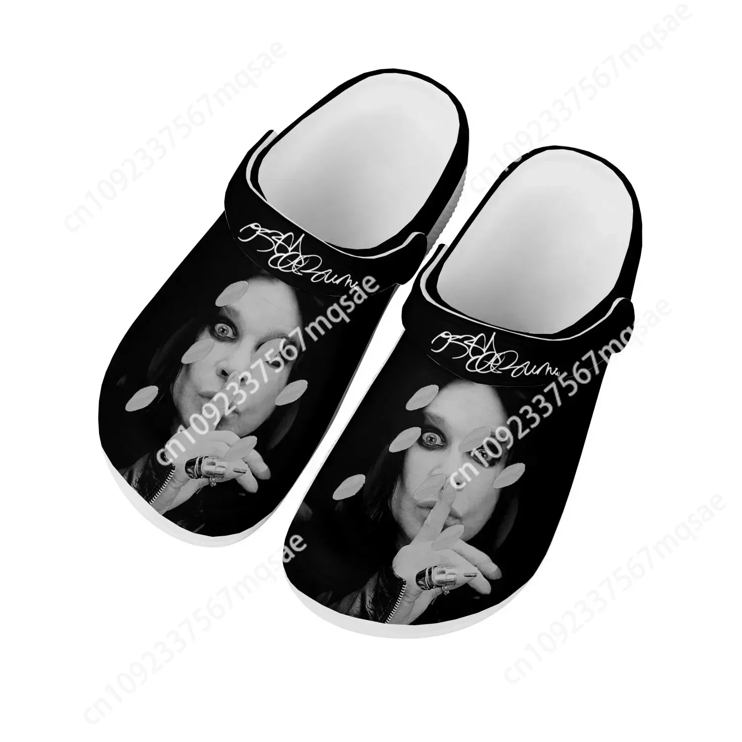 Ozzy Osbourne Metal Rock Singer Pop Home Clogs Custom Water Shoes Mens Womens Teenager Shoes Clog Breathable Beach Hole Slippers