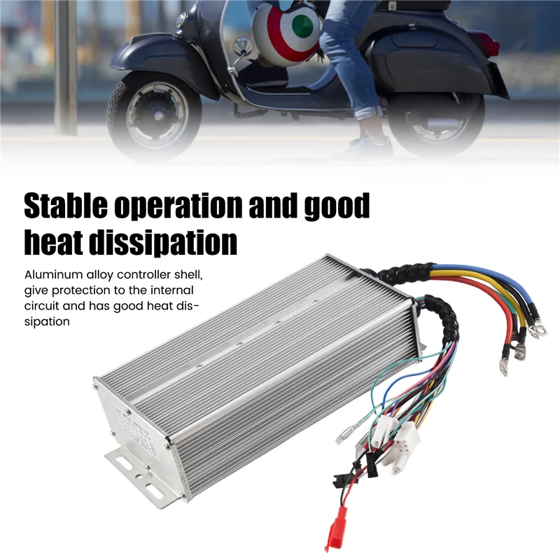 

AT44-48V-72V 5000W трехколесный контроллер FOC, аккумуляторная машина, интеллектуальный контроллер бесщеточного двигателя, электромобиль