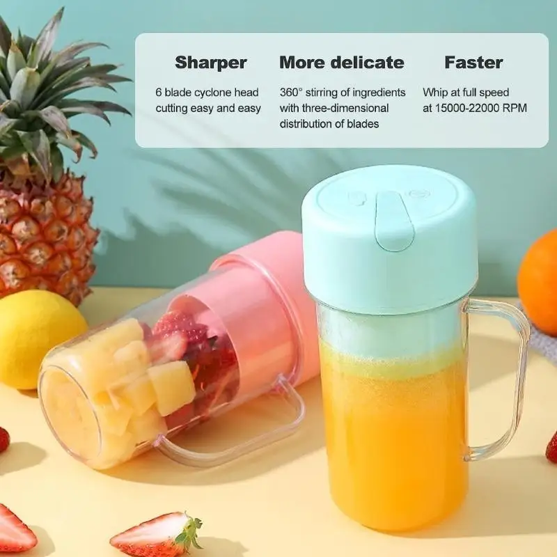 

D0AB Rechargeable Portable Juicer Cup Portable Small Size Fruit Mixer