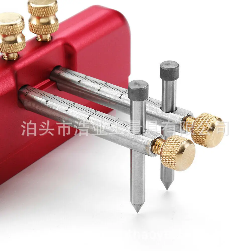 

Aluminum alloy decoration marking device Woodworking Scribe double bars with scale high precision hardness two parallel lines