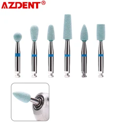 AZDENT Dental RA Szlifierka ceramiczna z diamentową głowicą polerską Polerka z tlenku cyrkonu Porcelana gruba do rękojeści RA 2,35 mm