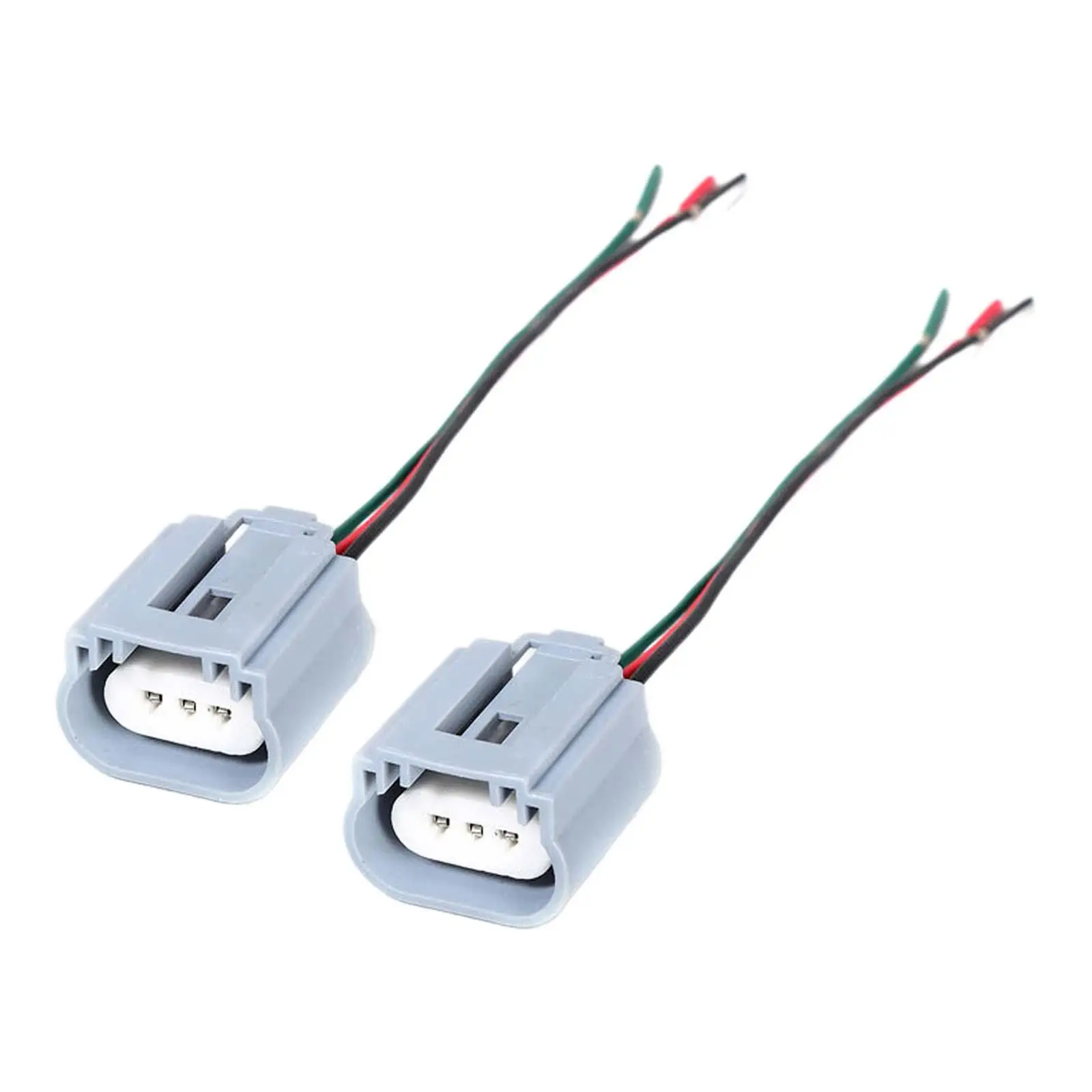 Conector cerâmico do farol para luzes de nevoeiro, plugue fêmea portátil, H13, 2pcs