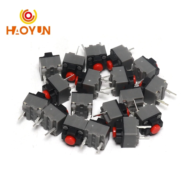 【30-10PCS】Kailh Mute Button 6*6*7.3 Silent Switch Wireless Mouse Wired Mouse Button Micro Switch 6X6X7.3 Silent Switch