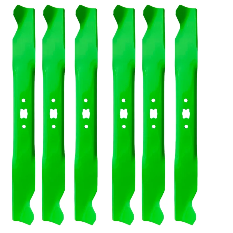 6 Pack 742-0741 Mulching Blade for 21 Inch Cut MTD/Cub Cadet/Troy-Bilt Replaces 742-04100, 742-0741A, 942-0741, 942-0741A