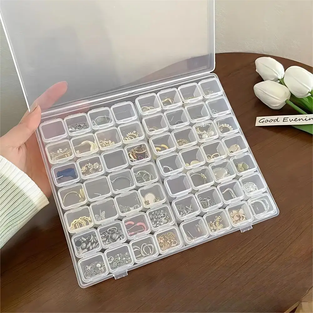 56/28 Girds Jewelry Beads Storage Art Box Diamond Embroidery Boxes Diamond Painting Nail Art Storage Container Case