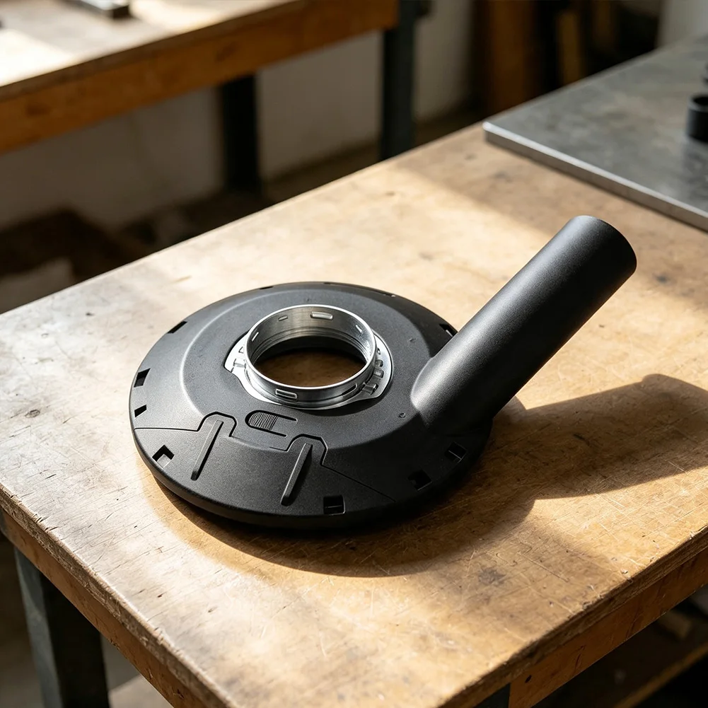 125mm 115mm Angle Grinder Dust Collection Cover Compatible with Standard Models Vacuum Ready and Easy to Clean
