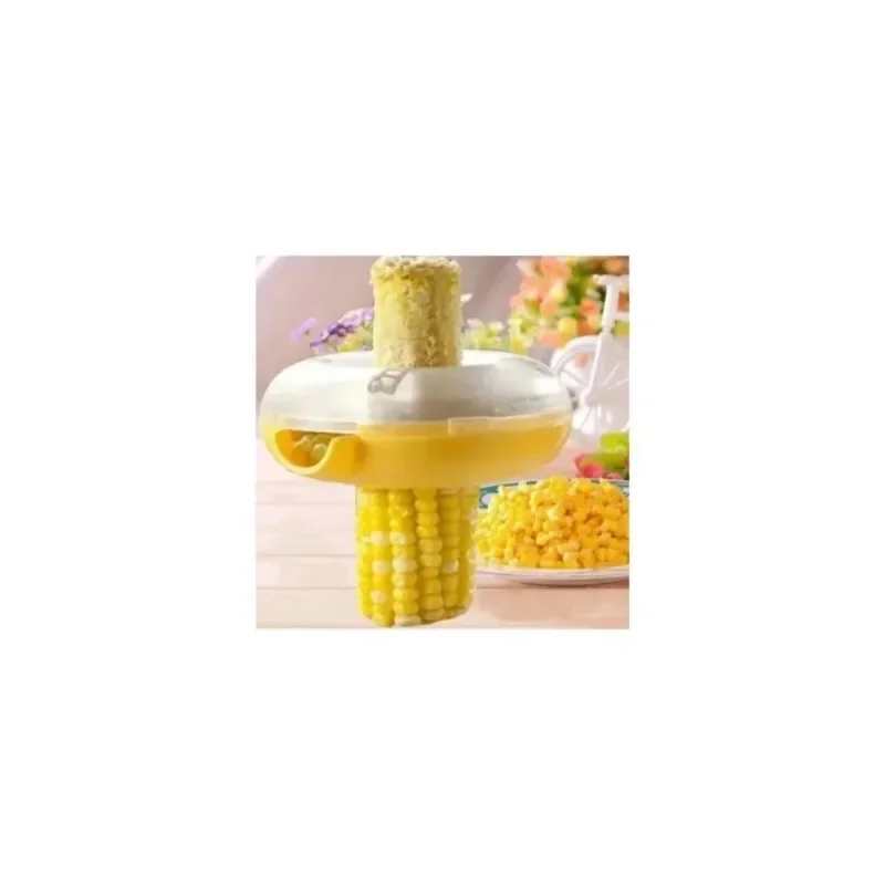 Effortless Corn Kernel Remover - Portable, One-Step Thresher & Peeler Tool for Quick Kitchen Husking