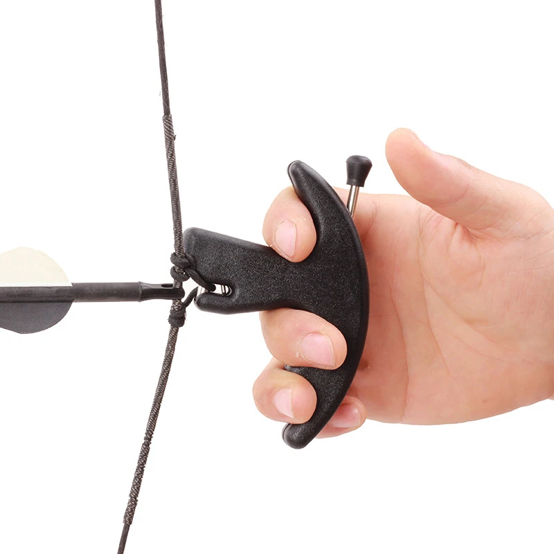 1 Stuk 3-Finger Boogschieten Compound Bow Release Aids Remklauw Boogschieten