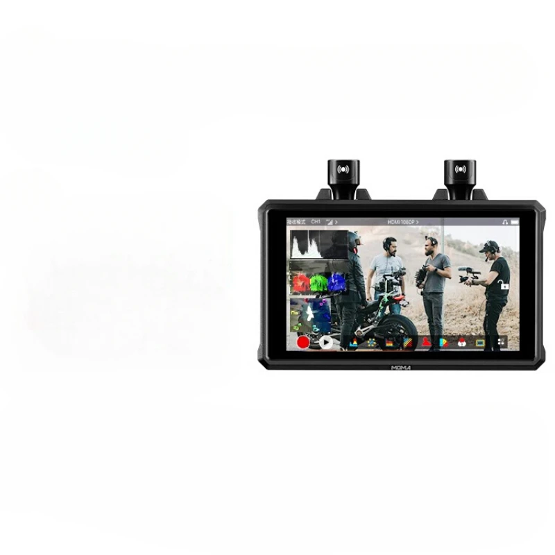 M2 wireless transmission monitor 4k small prison HD live broadcast transceiver integrated screen director film monitor camera