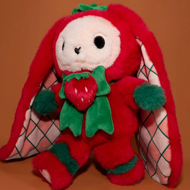 Plushie Dreadfuls Plush Toy Doll, Fruit Rabbit Series Strawberry Rabbit Stuffed Toy Trendy Decor Gift Original Design Trendy Toy