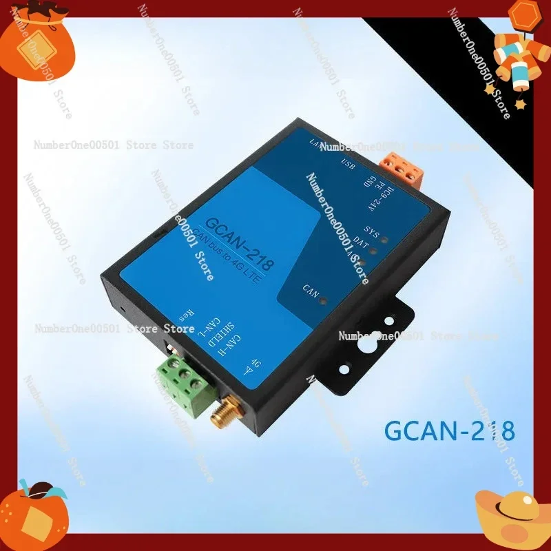 GCAN218 CAN to 4G Module Gateway Converter TCP Protocol Global Network